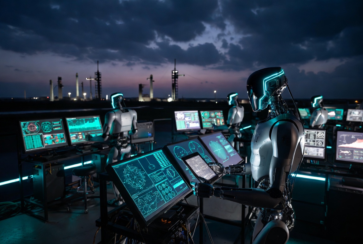 ODAAS Ground Crew monitoring Starlink constellations in real time — Grok intelligence + Optimus precision, 15 minutes from the pads.